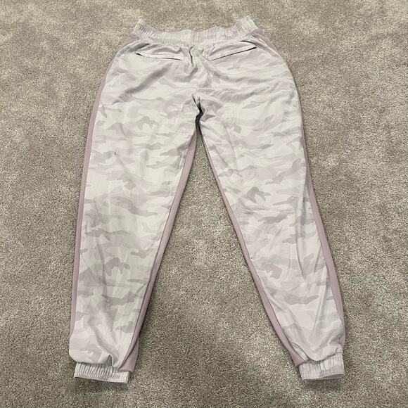 Athleta Women's Pull On Streth Brookyn Lined Jogger Purple Camo Size 8 - Picture 6 of 11